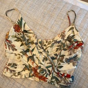 Zara floral top